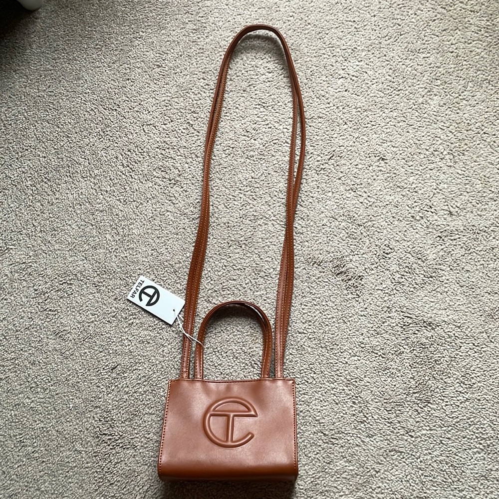 Small, Brown Telfar Bag